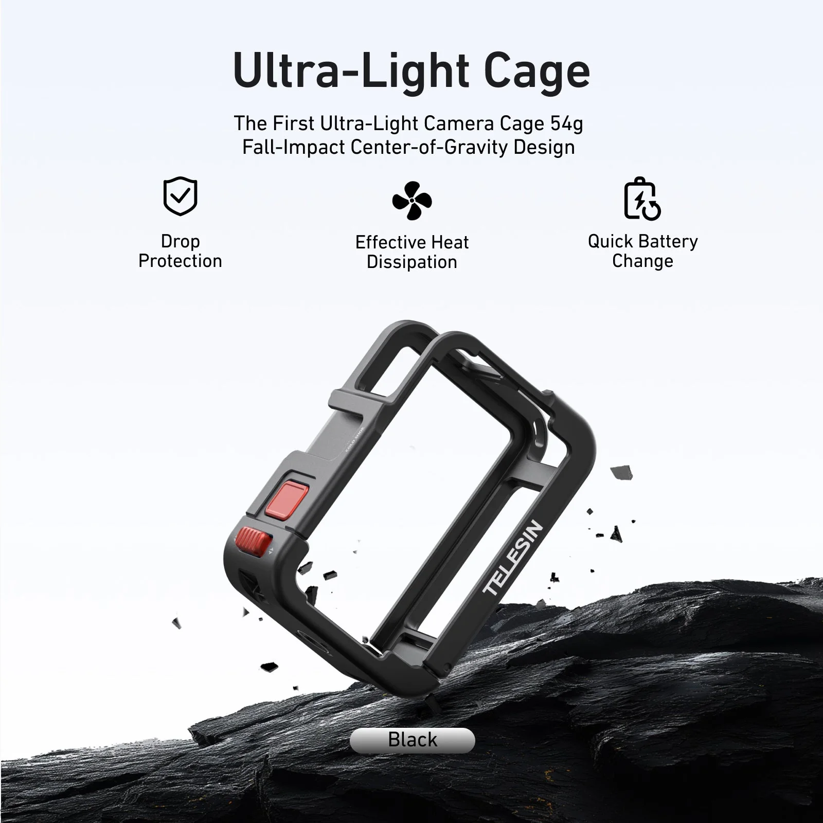 TELESIN Ultra-Light Cage For Action 5/4/3 Series - Image 3
