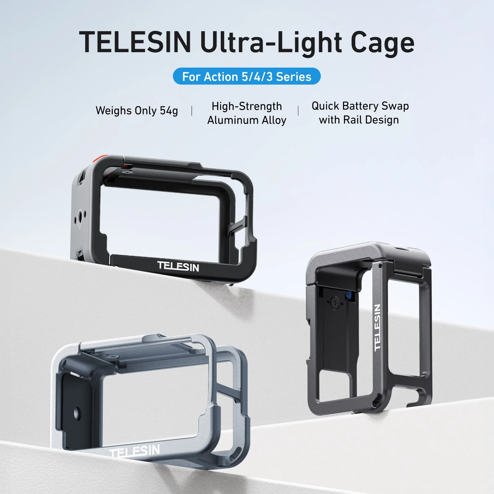 TELESIN Ultra-Light Cage For Action 5/4/3 Series - Image 5