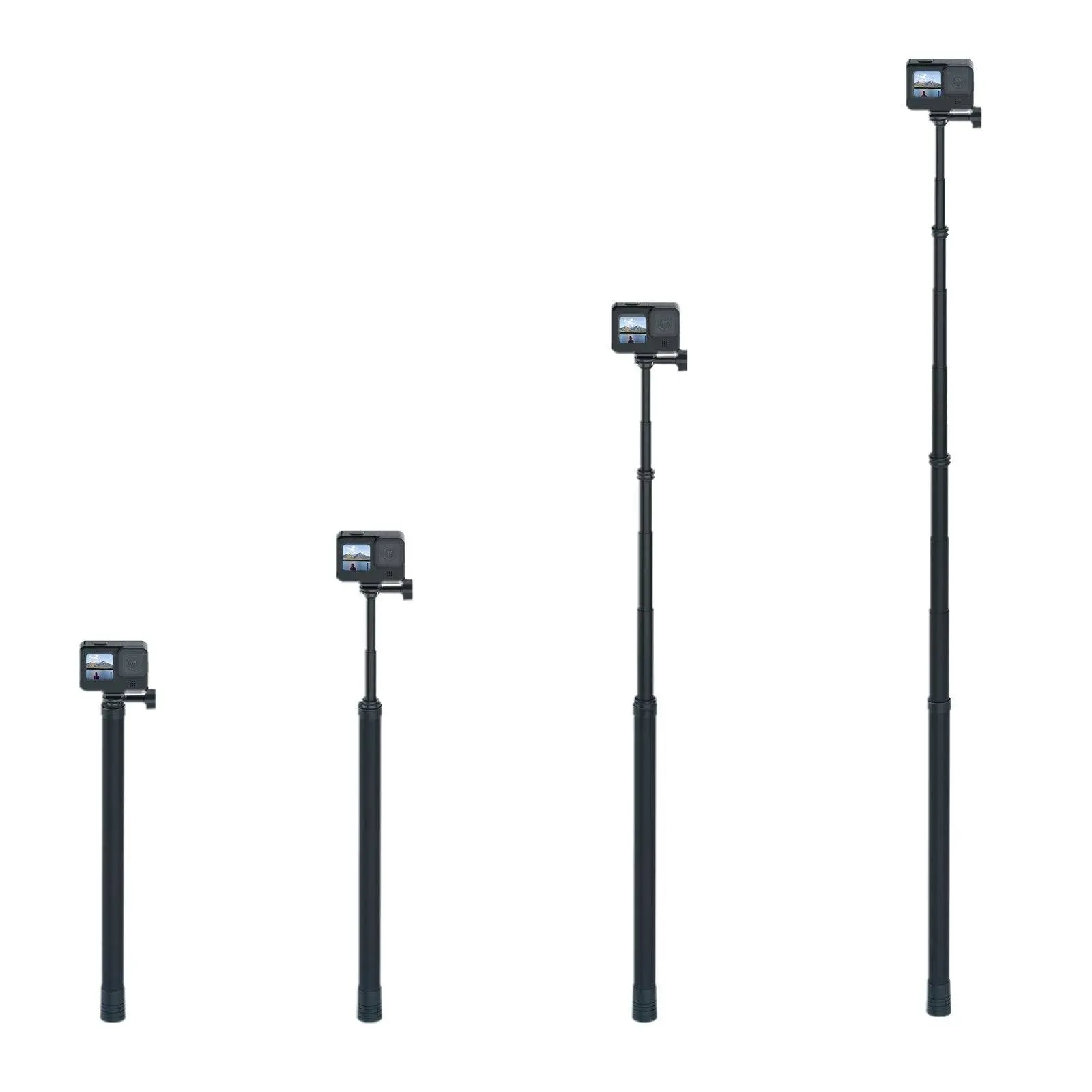 TELESIN Ultra Long 3m/2.7m Carbon Fiber Selfie Stick - Image 5