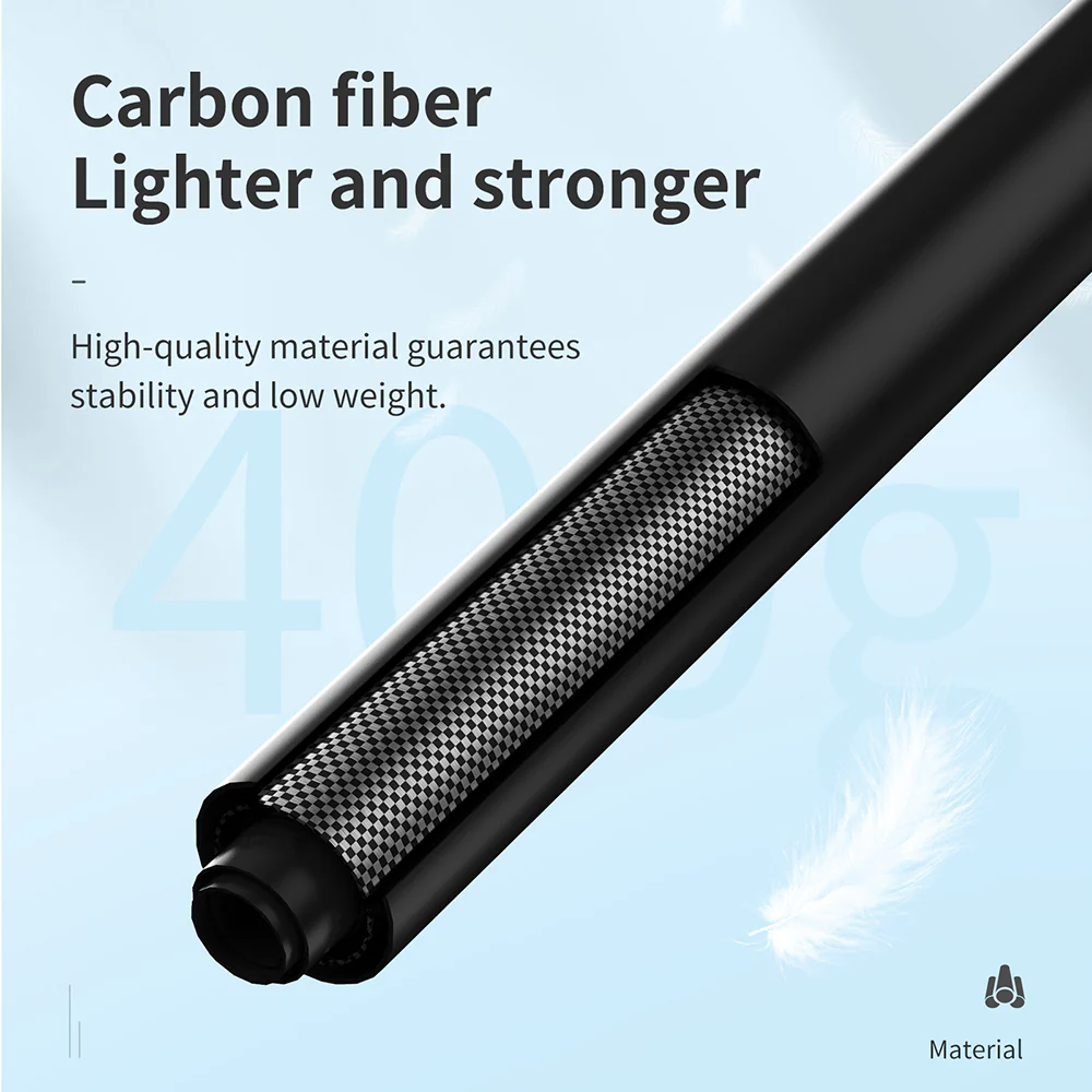 TELESIN Ultra Long 3m/2.7m Carbon Fiber Selfie Stick - Image 7