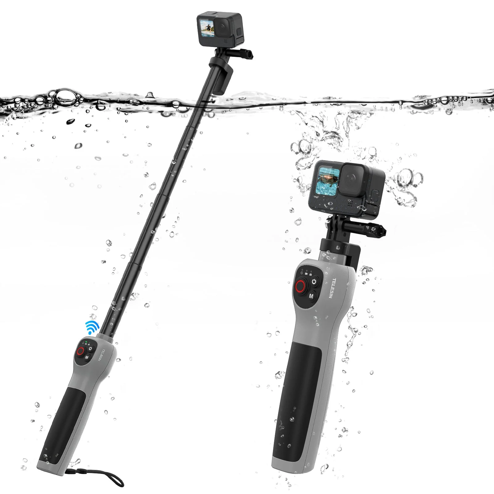 TELESIN underwater remote control selfie stick - Image 4