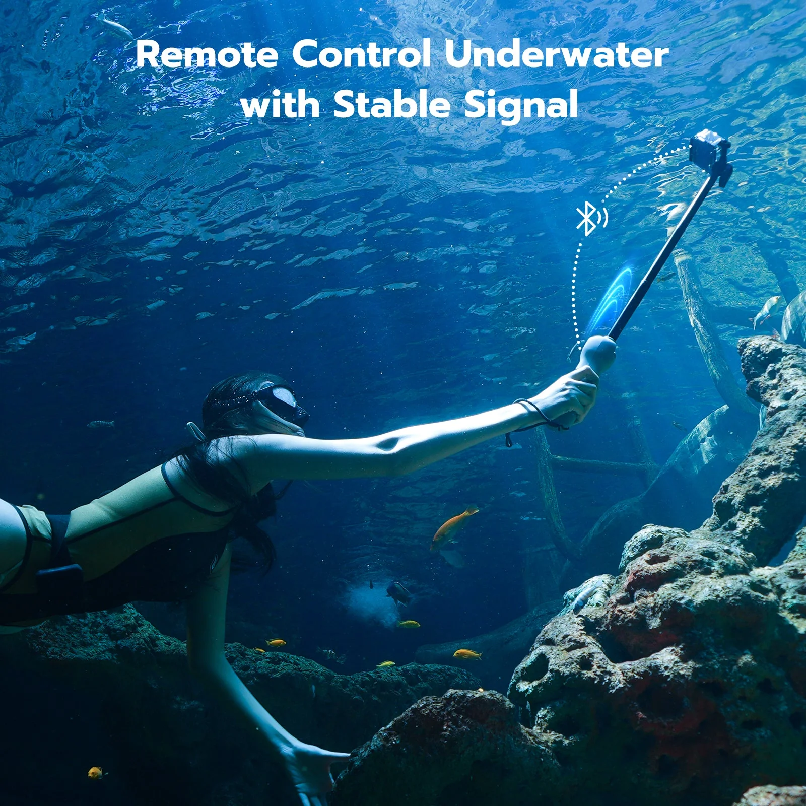 TELESIN underwater remote control selfie stick - Image 6