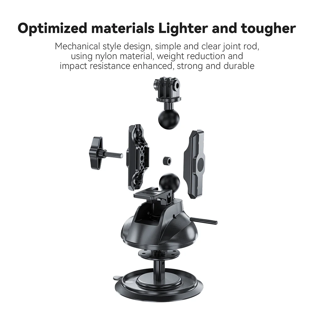 TELESIN Upgraded General Suction Cup Mount for Action Cameras - Image 10