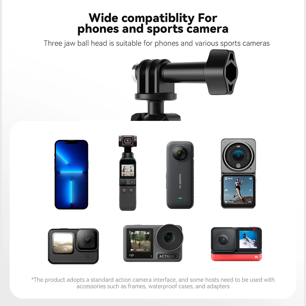 TELESIN Upgraded General Suction Cup Mount for Action Cameras - Image 13