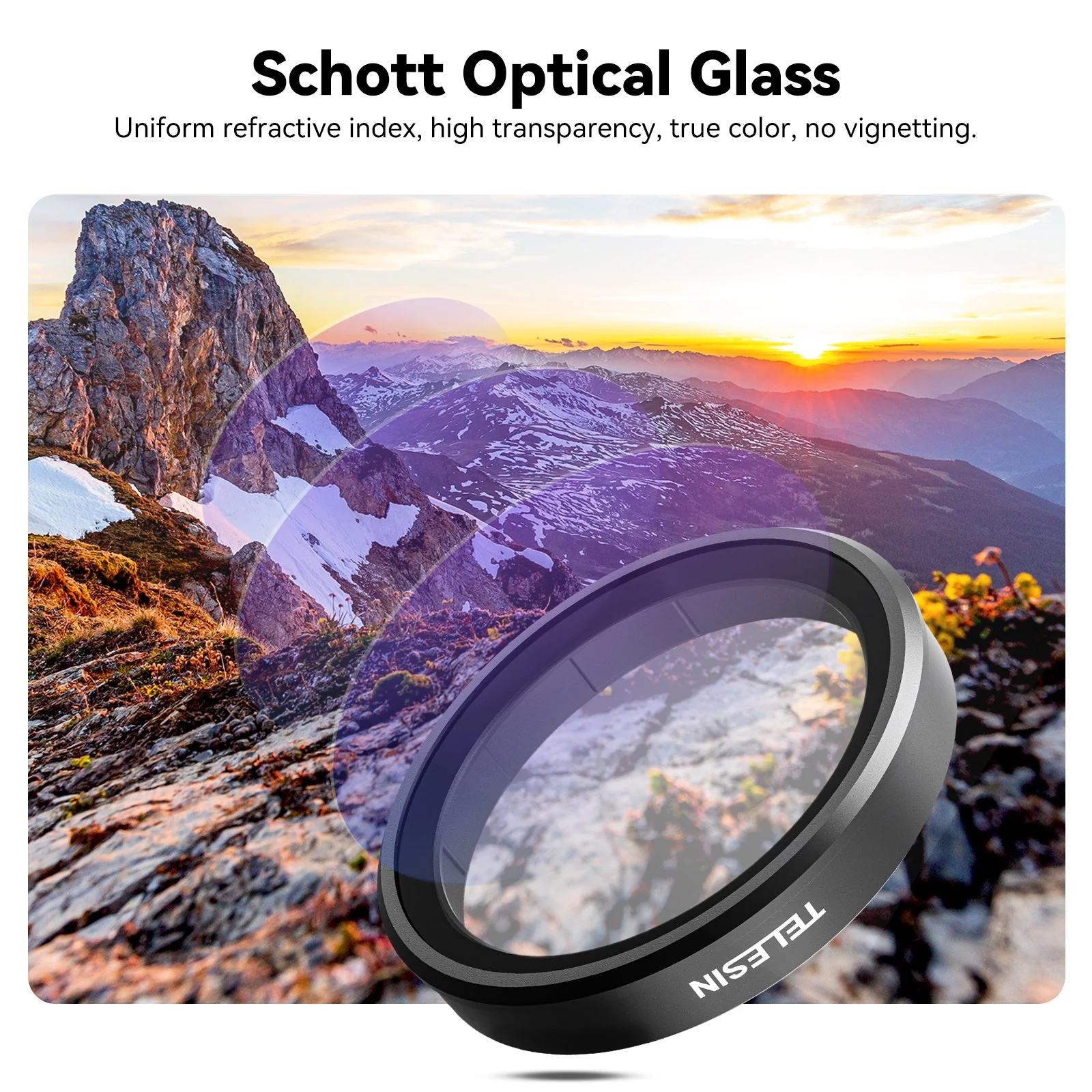 Telesin UV Protection Lens Filter For Aciton4/3 - Image 5