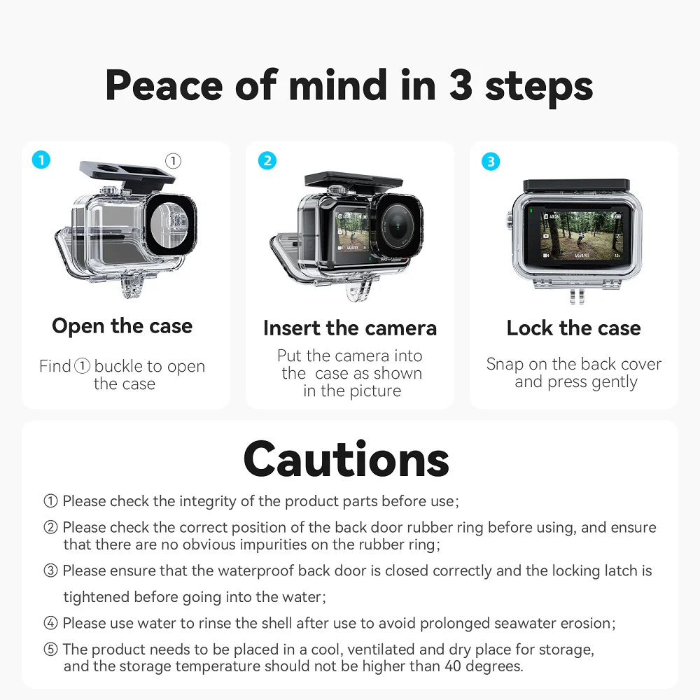 Waterproof Case for DJI Osmo Action 3/4/5pro - Image 15