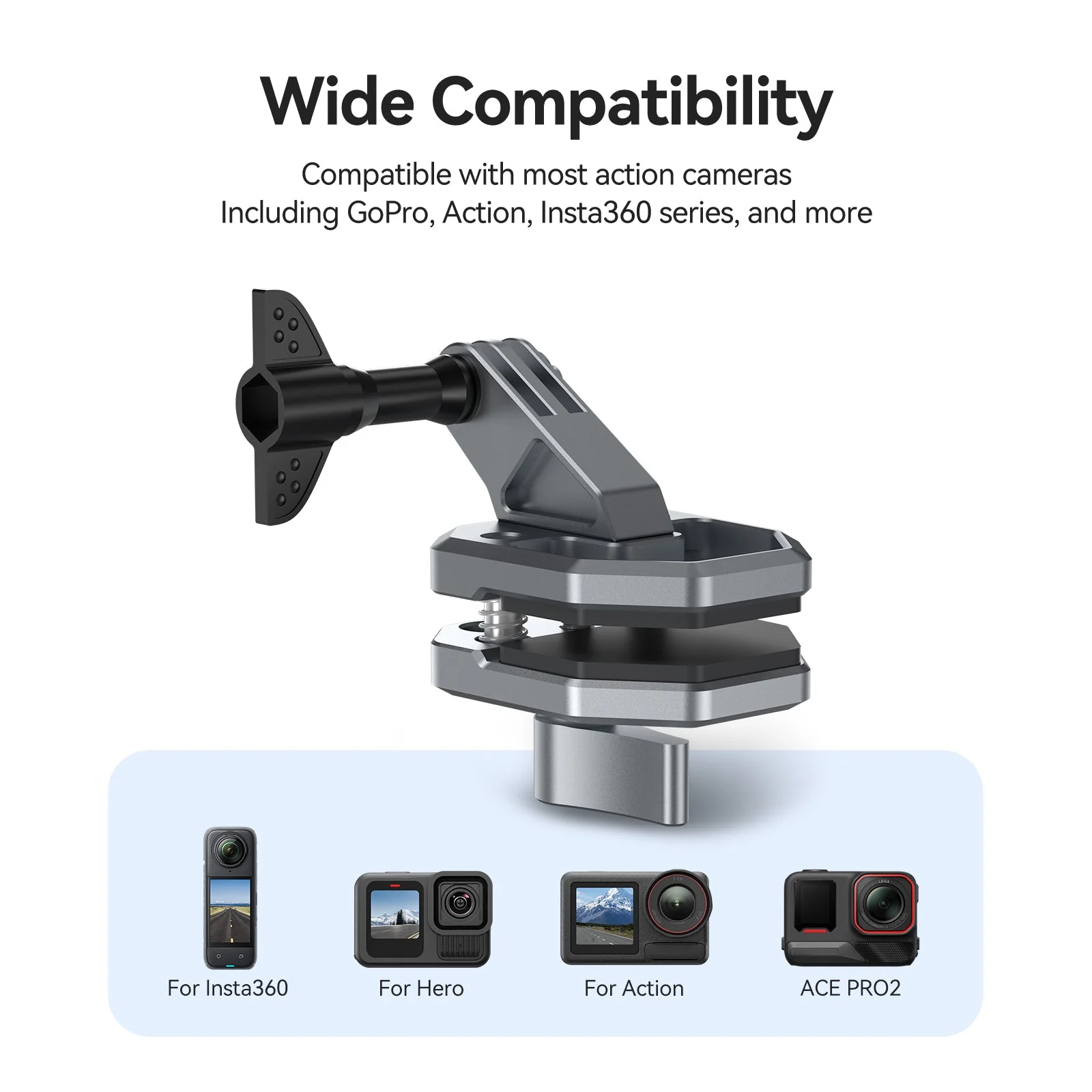 TELESIN Windshield Clamp Mount - Image 5