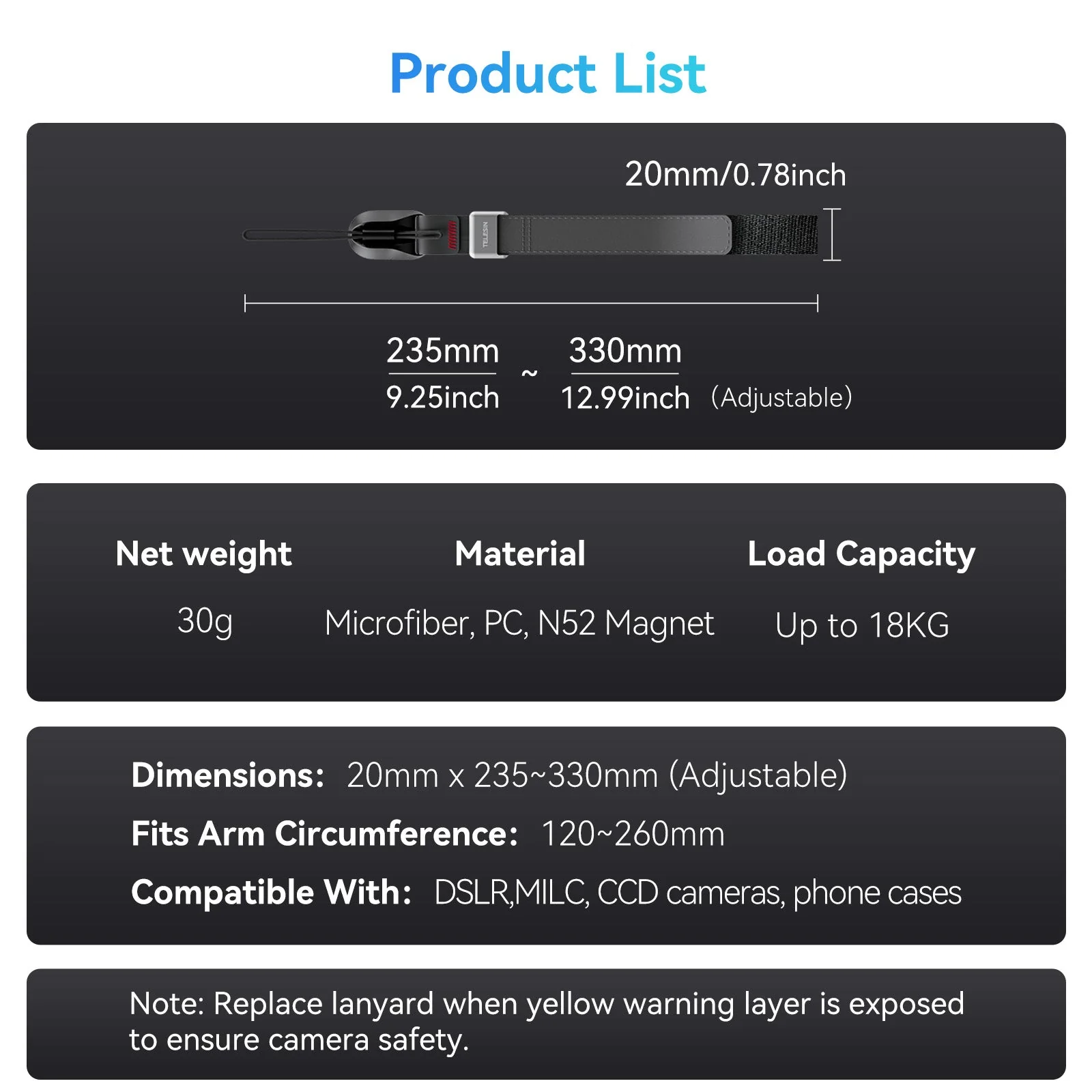 Telesin Wristband Color Box - Image 9