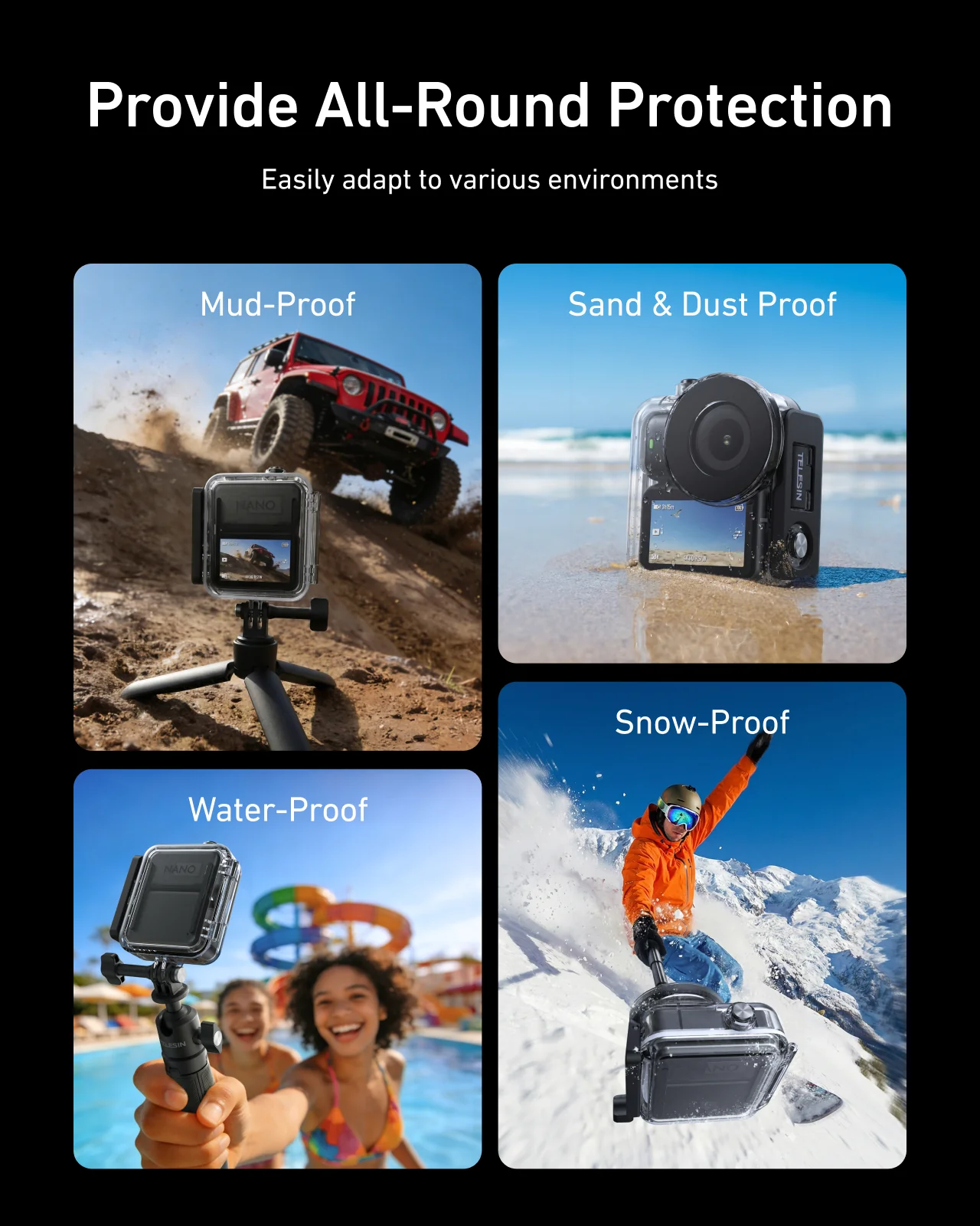 TELSIN 60m Waterproof Dive Case for DJI Osmo Nano - Image 6