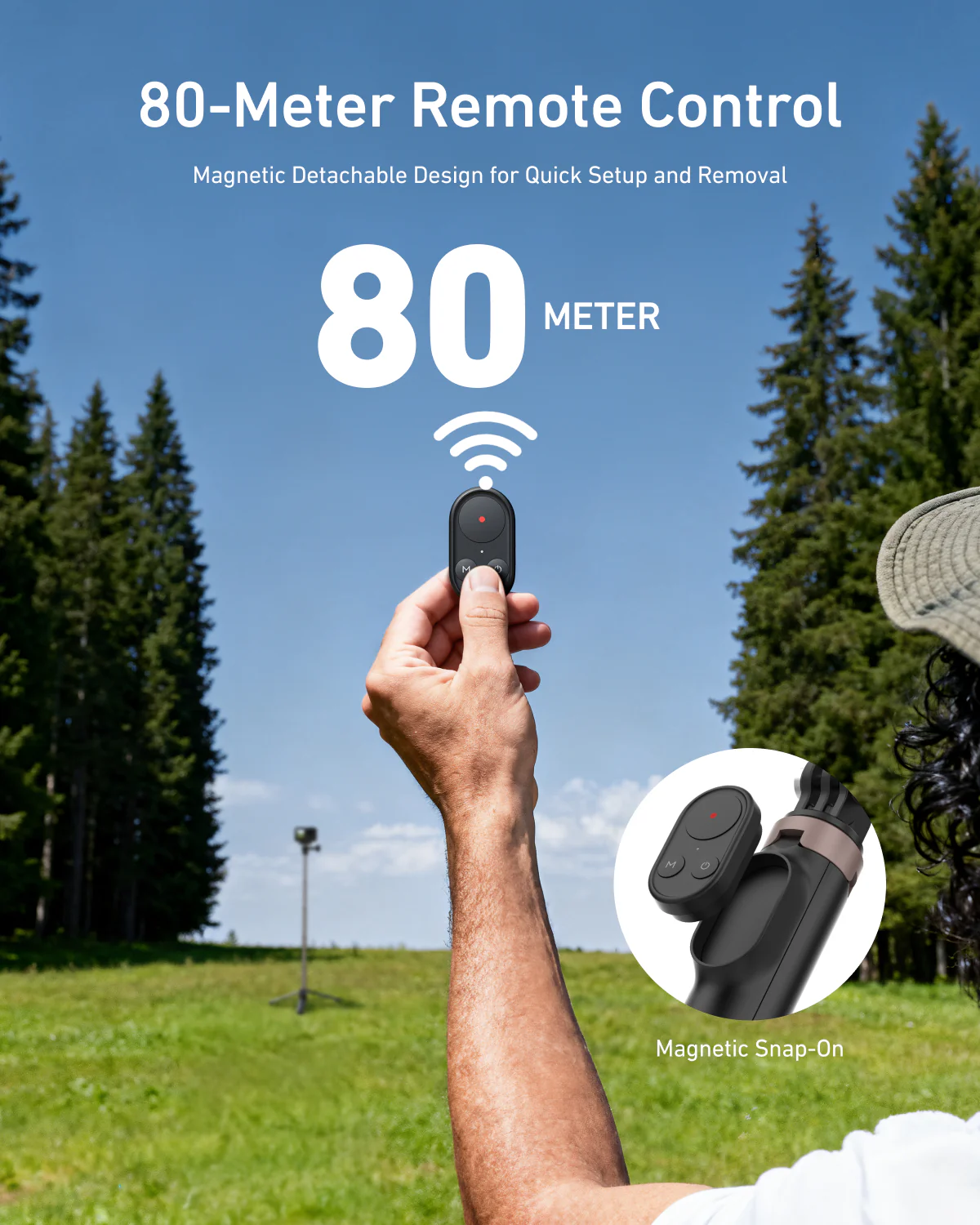 Vlog Remote Selfie Stick for DJI/GoPro/Smartphones - Image 4