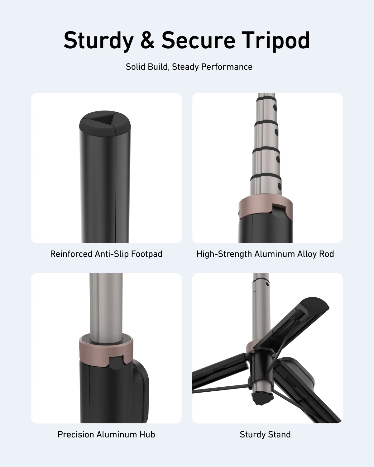 Vlog Remote Selfie Stick for DJI/GoPro/Smartphones - Image 8